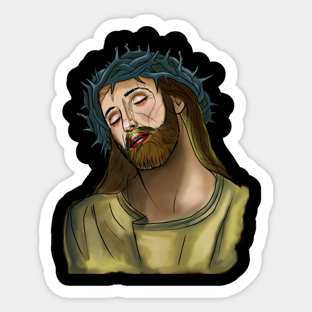 Jesus Jesus Christ Sticker TeePublic